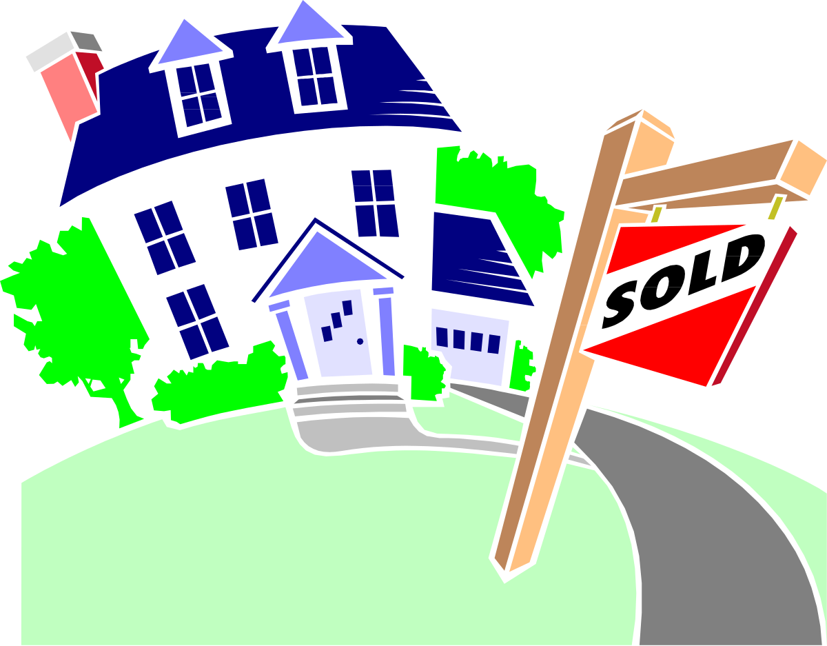 House with Red Flag Clipart - Vibrant and Versatile Designs