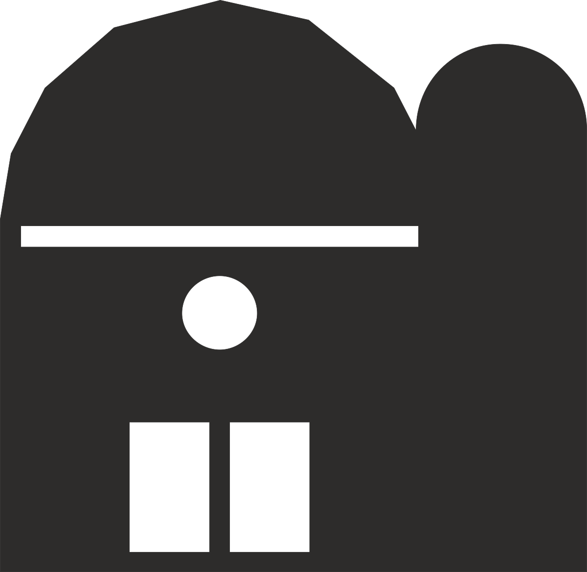 Black and White Icon of a Man with a Hat - Stylish Clipart Collection