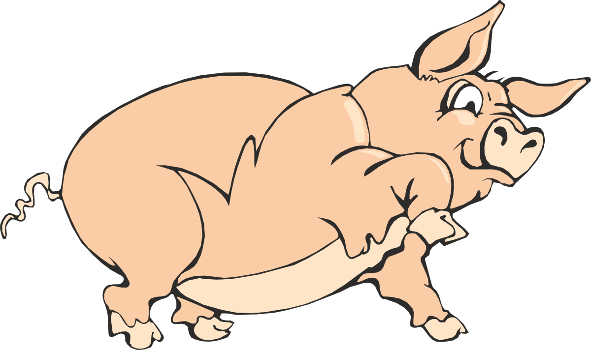 a pig with a big nose and a big nose clip art png transparent Pig with Big Nose Clipart: Playful and Fun Illustrations