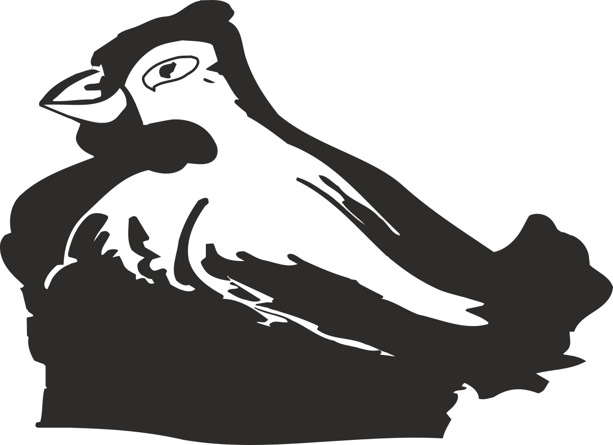 a bird sitting on top of a tree clip art png transparent Bird on Tree Clipart: Vibrant Nature Scene