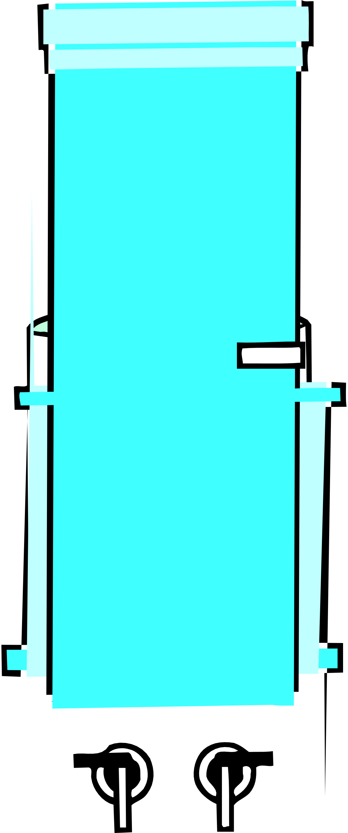Blue Box with White Lid Clipart - Perfect for Packaging and Storage