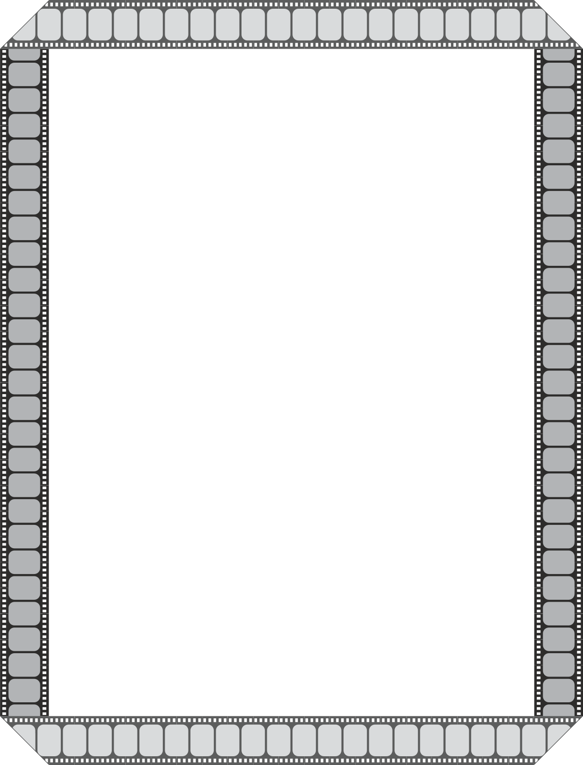 a square frame with a black background clip art png transparent Borders Clipart for Leisure Activities and Film Projects