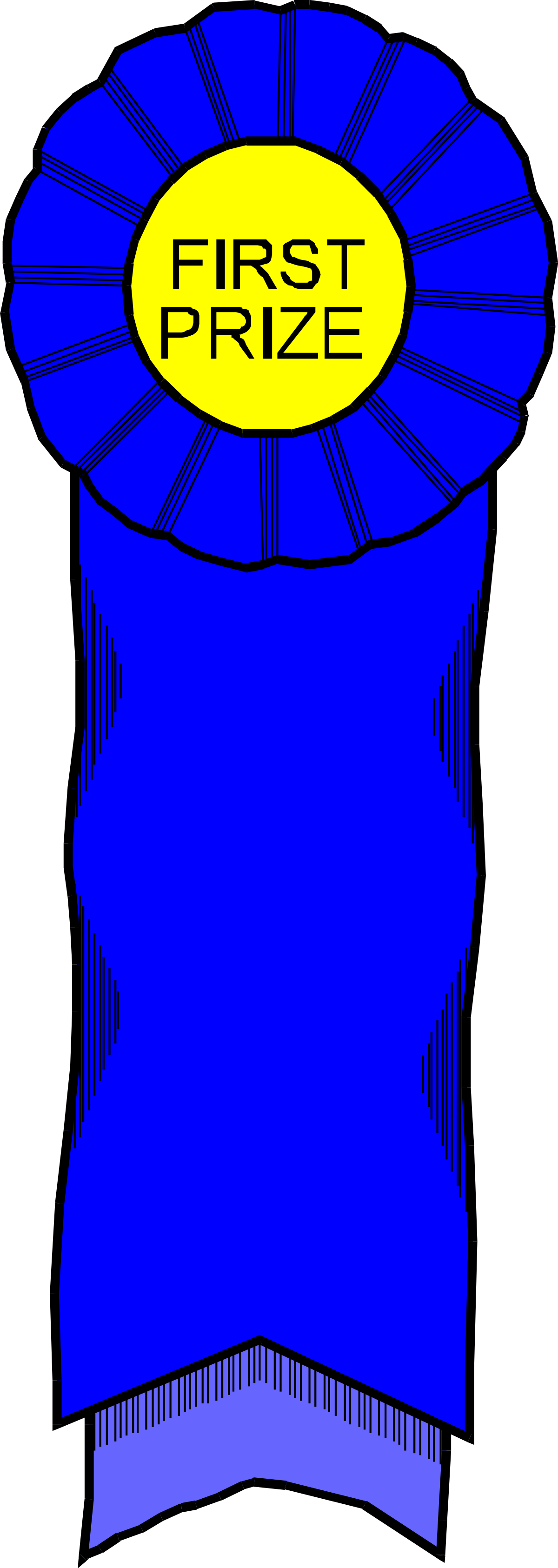 Blue and Yellow Hat with 'First' - Clipart Collection