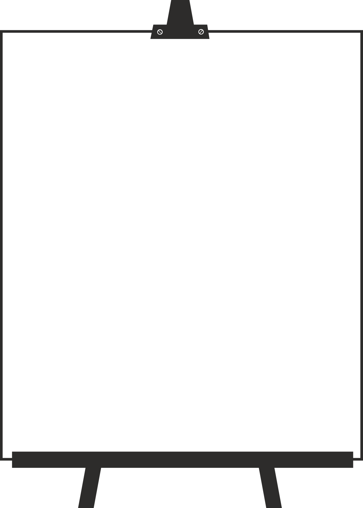 Borders for Business Presentations - Flipchart Style Clipart