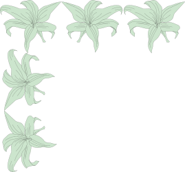 BORDERS,PLANTS,FLORAL4 clipart