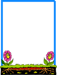 Beautiful Floral Borders and Grass Clipart for Creative Projects