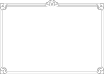 Elegant Black and White Decorative Frame Clipart