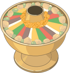 Popcorn Bowl with Colorful Candy - Fun Clipart for Celebrations