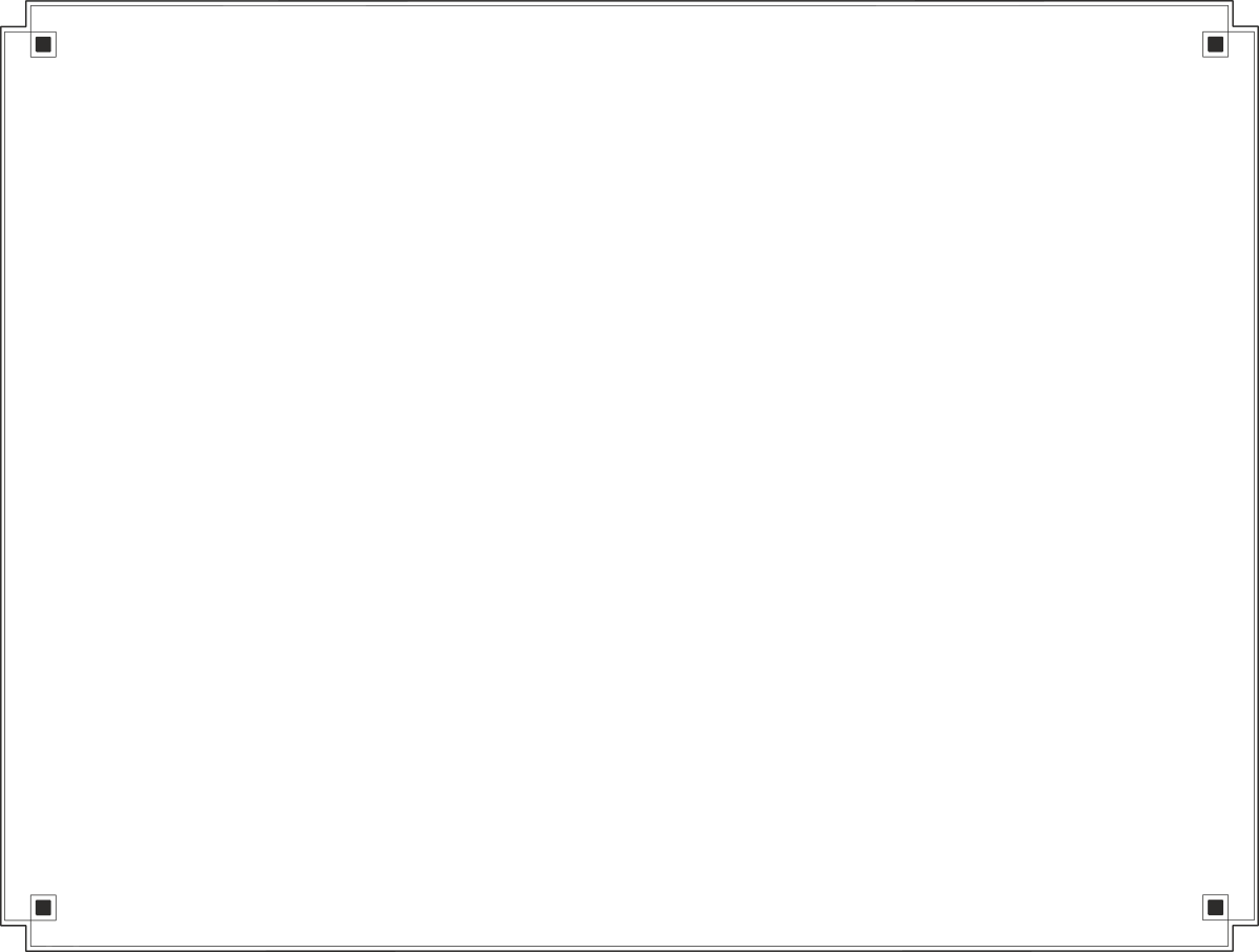 Borders and Frames: Elegant Black Square Frame with White Border Clipart