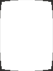 Borders and Frames: Elegant Black and White Television Screen Clipart