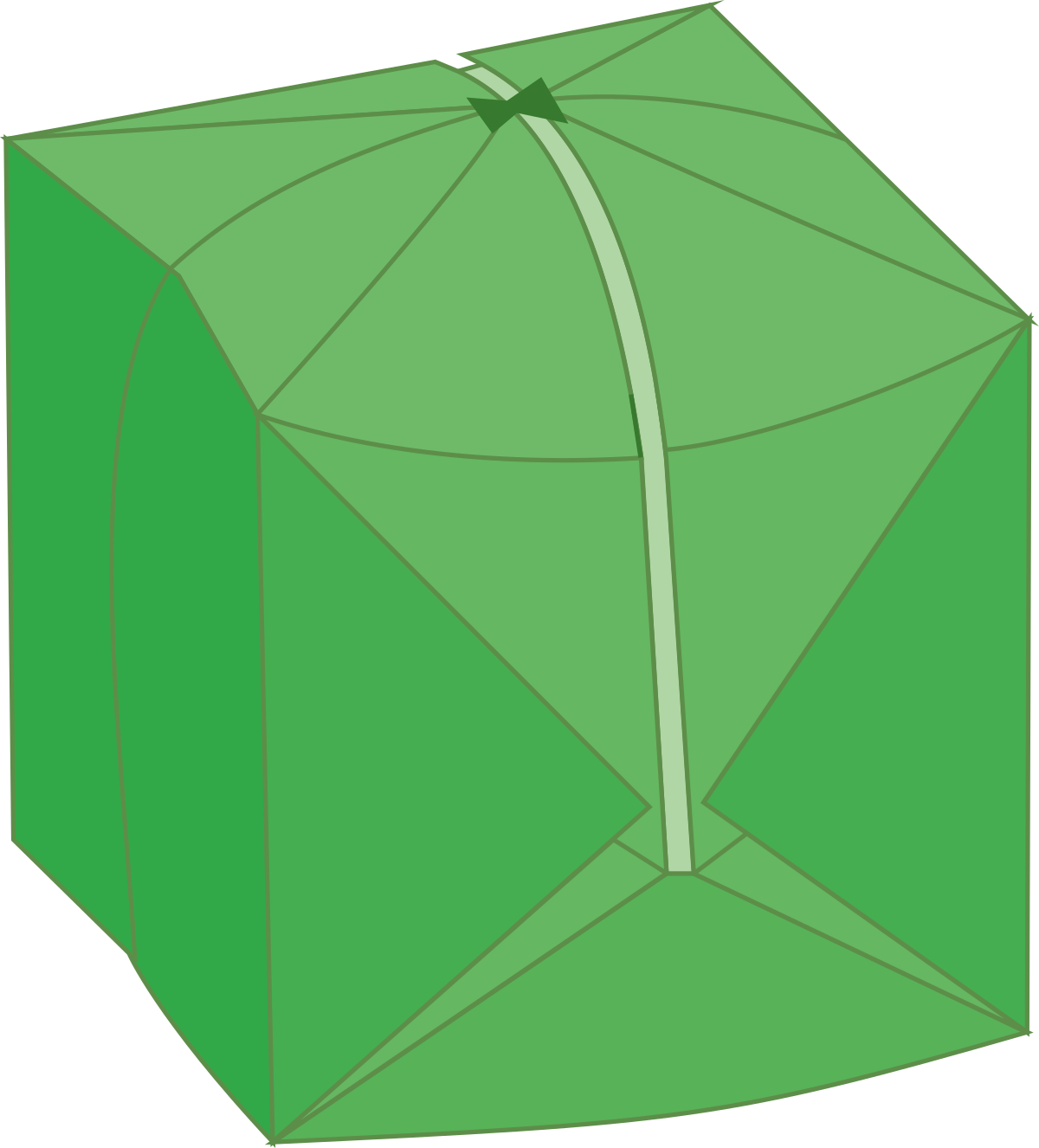 a green box with a curved corner clip art png transparent Green Box with Curved Corners Clipart - Versatile and Modern Design