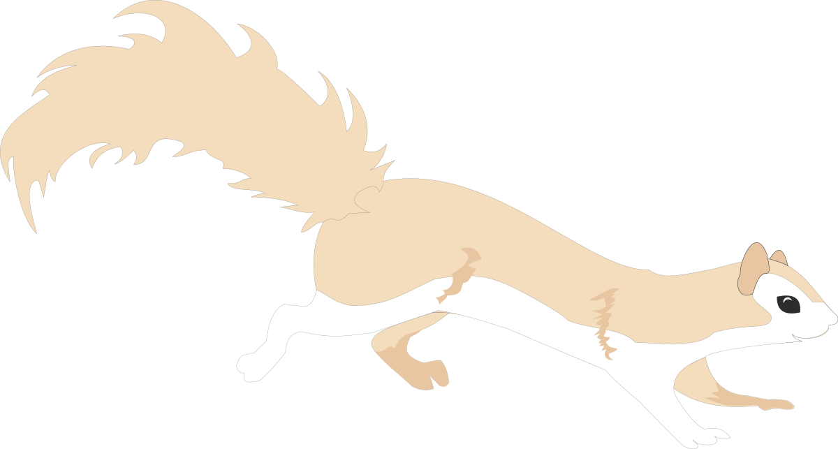 a dog running with its tail up clip art png transparent Dog Running with Tail Up - Energetic Canine Clipart