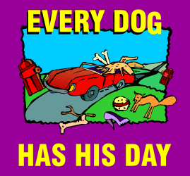 Dog Day Celebration Clipart: Adorable Canines Enjoying Their Day