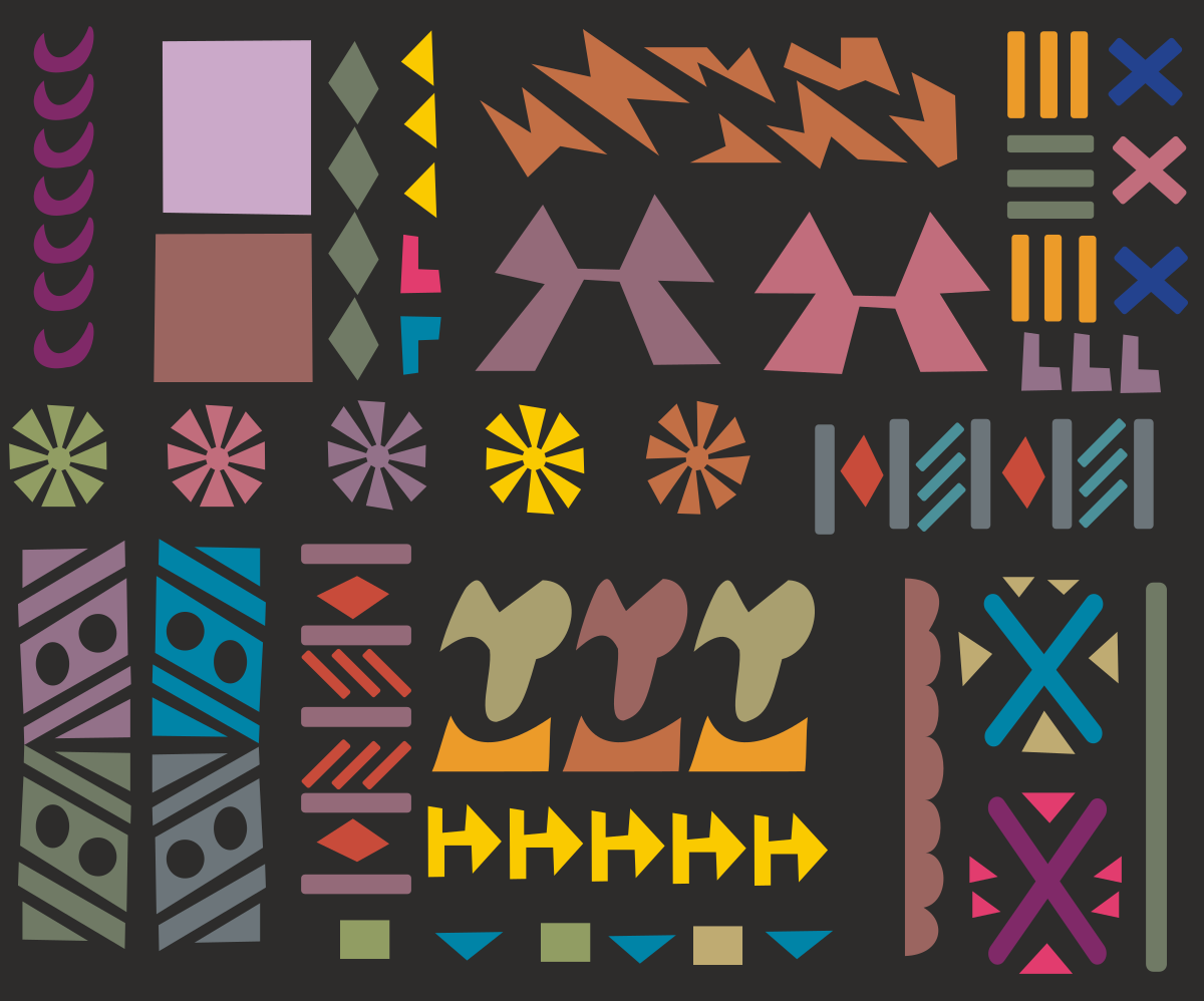 Geometric Shapes Clipart Collection - Vibrant and Versatile Designs