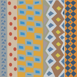 Geometric Designs Collection: Vibrant Colored Clipart Set