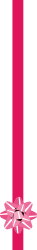 Pink and White Cross Clipart on Black Background - Versatile Borders and Bars
