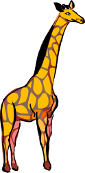 Giraffe Clipart: Playful and Colorful SVG Illustrations