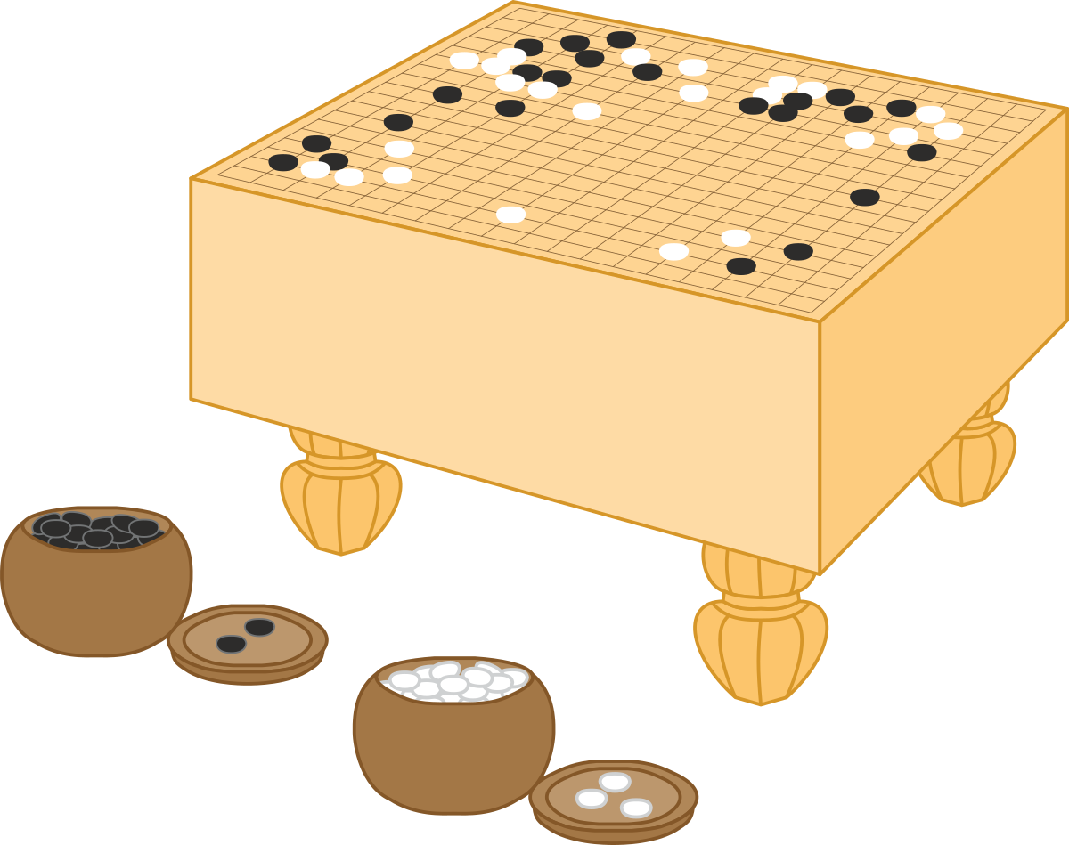 Wooden Game Box, Game Board, and Dice Clipart