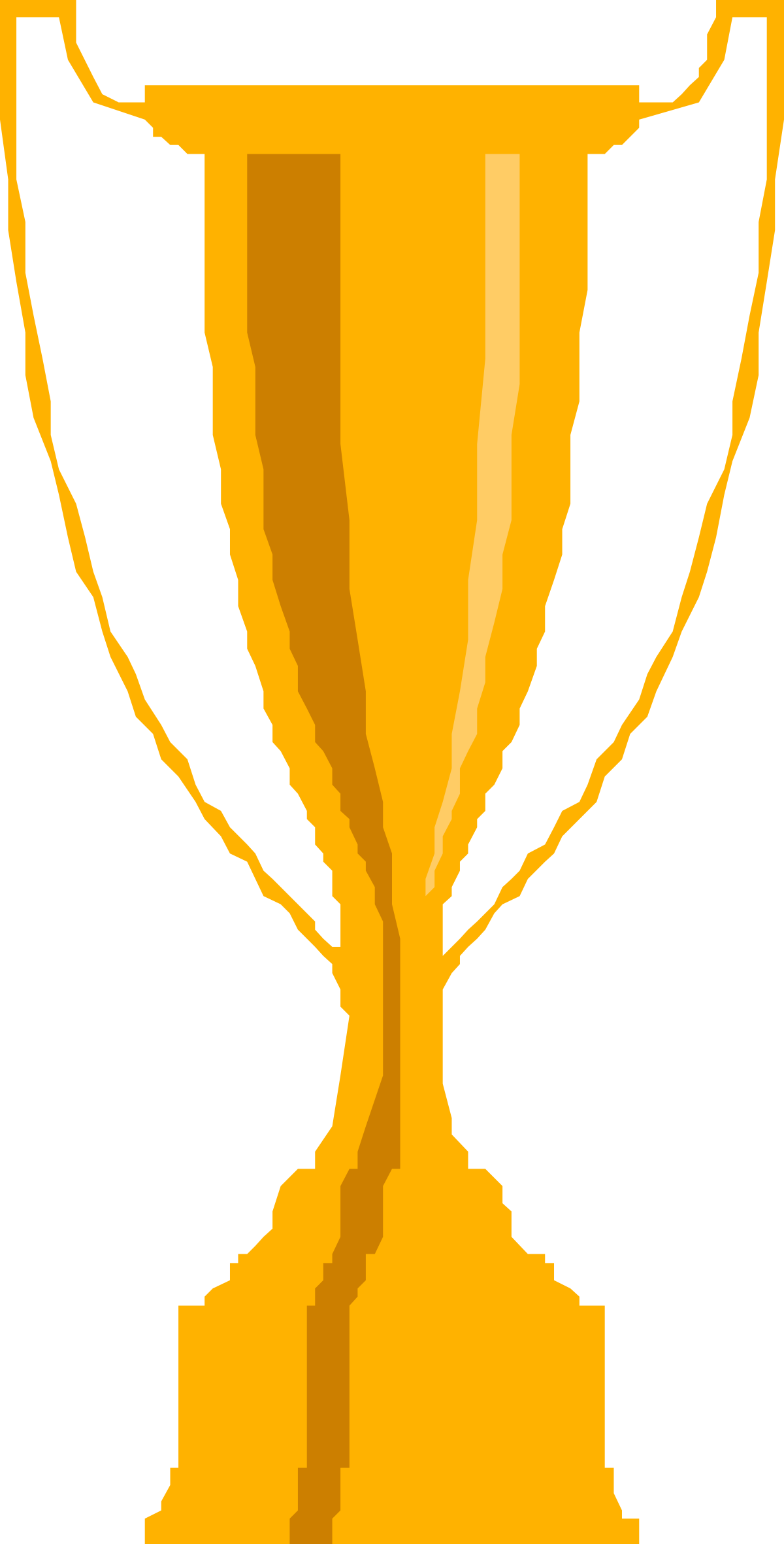a gold trophy with a white background clip art png transparent Gold Trophy Clipart on White Background – Ideal for Awards and Achievements