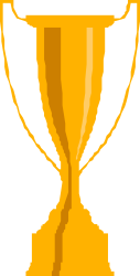Gold Trophy Clipart on White Background  Ideal for Awards and Achievements