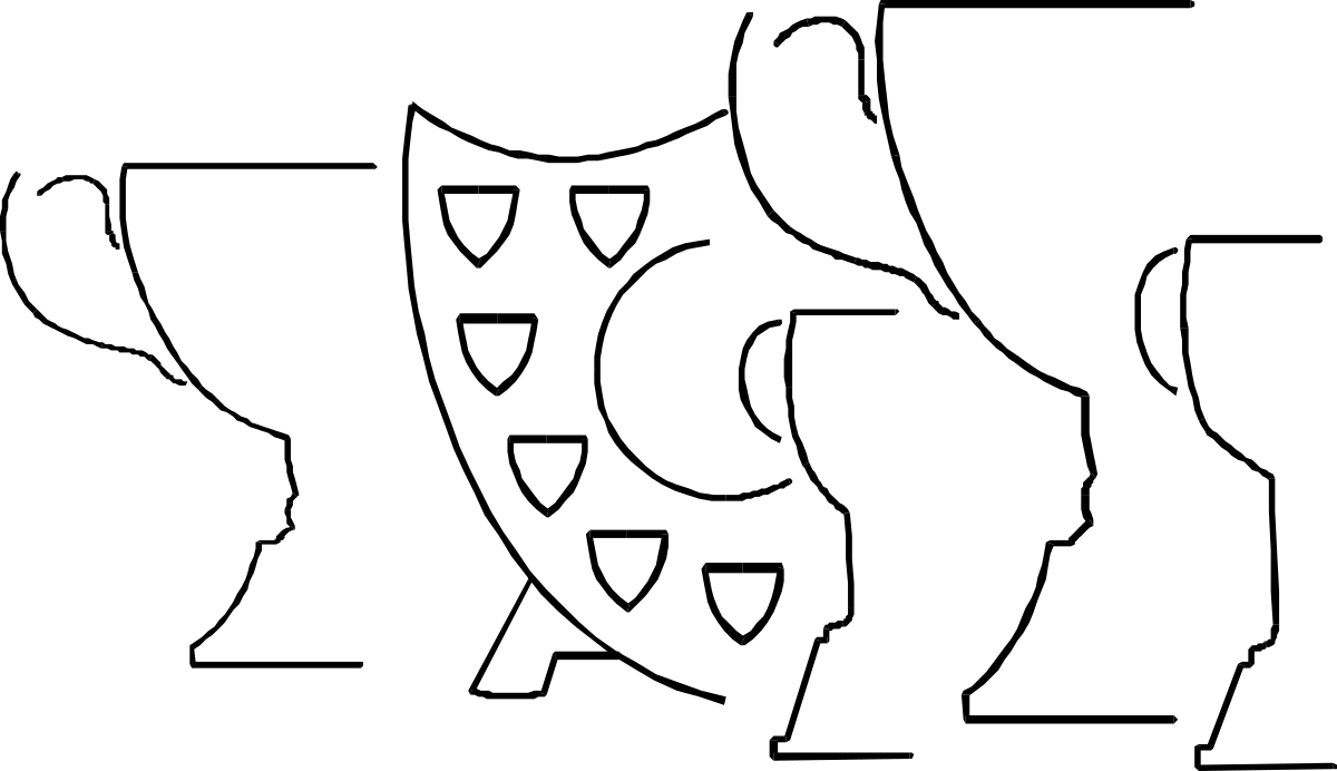 Black and White Triangle Clipart - Minimalist Geometric Shapes