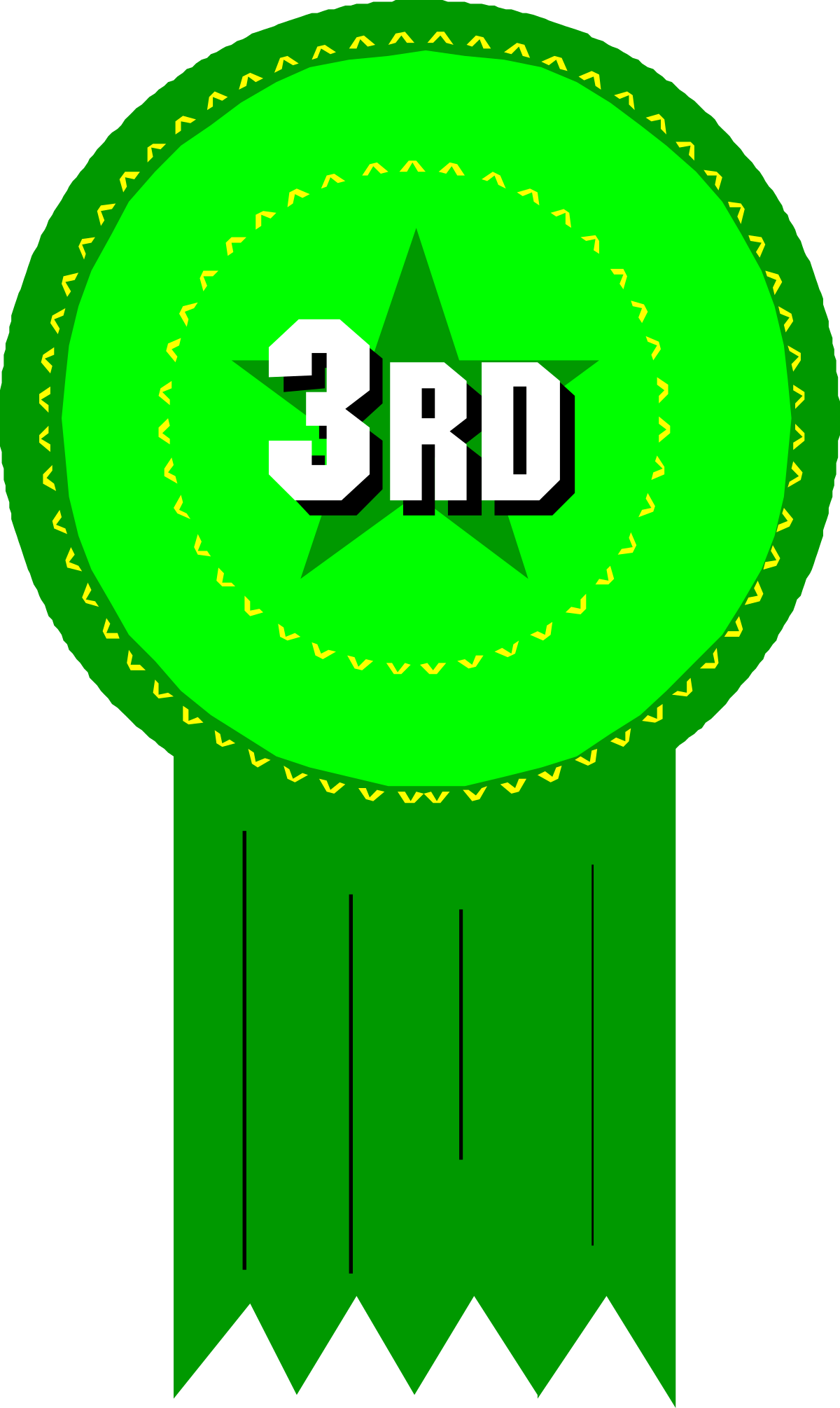 a green award badge with a star on it clip art png transparent Green Award Badge with Star Clipart - Perfect for Recognition