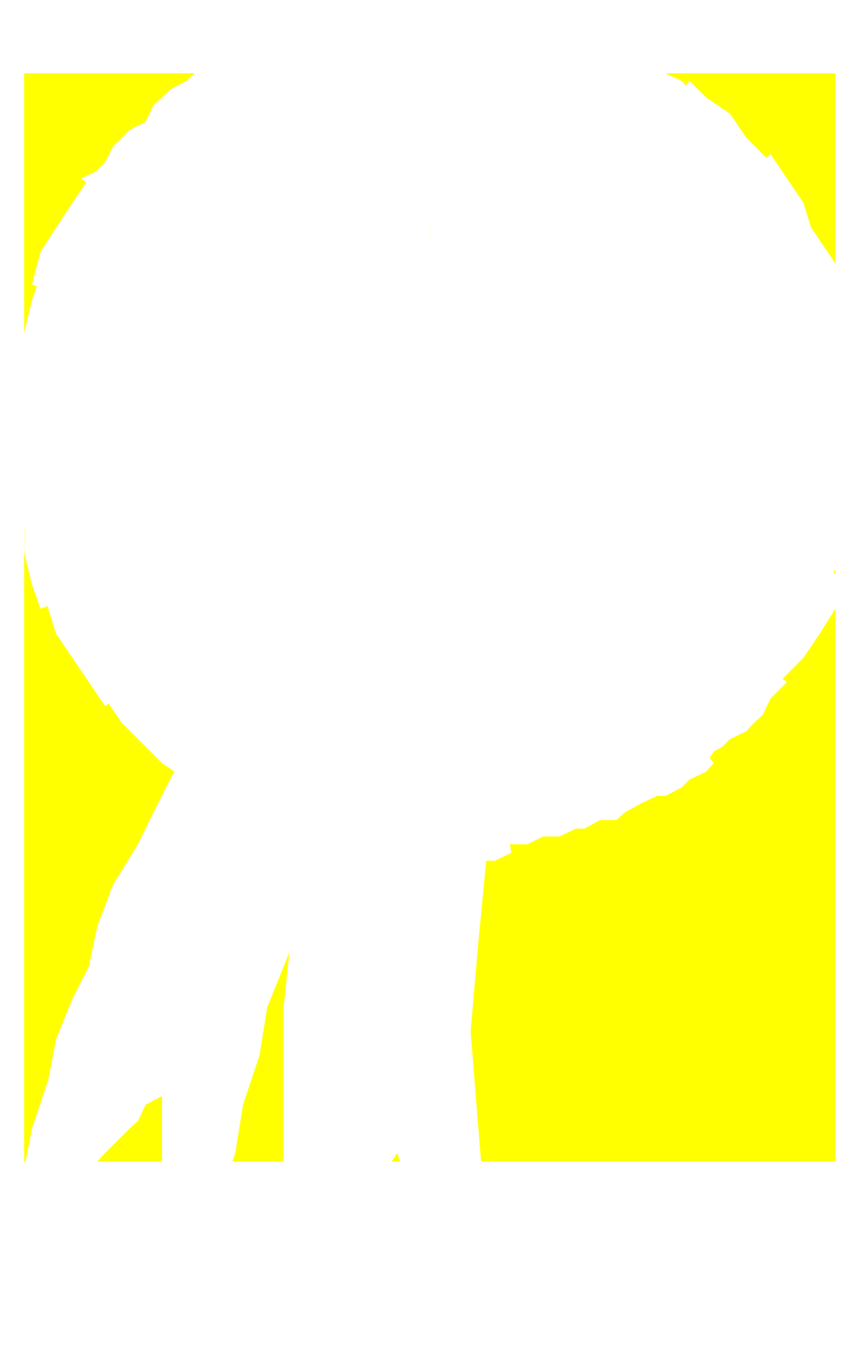 a silhouette of a tree with a yellow background clip art png transparent Tree Silhouette on Vibrant Yellow Background - Stunning Clipart Design