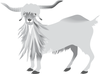 Goat Clipart with Long Horns - Stunning SVG Illustrations