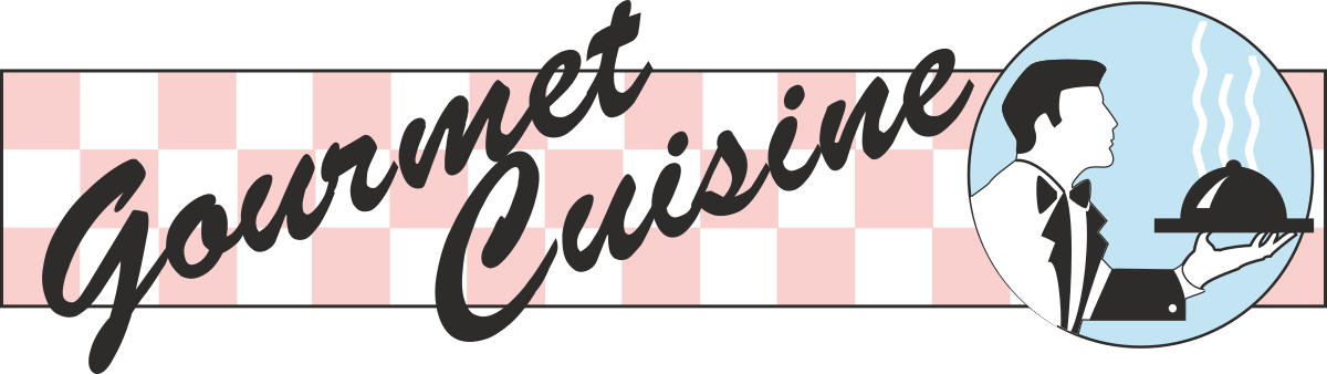Gourmet Cuisine Borders and Bars - Stylish Clipart for Your Fashion Line