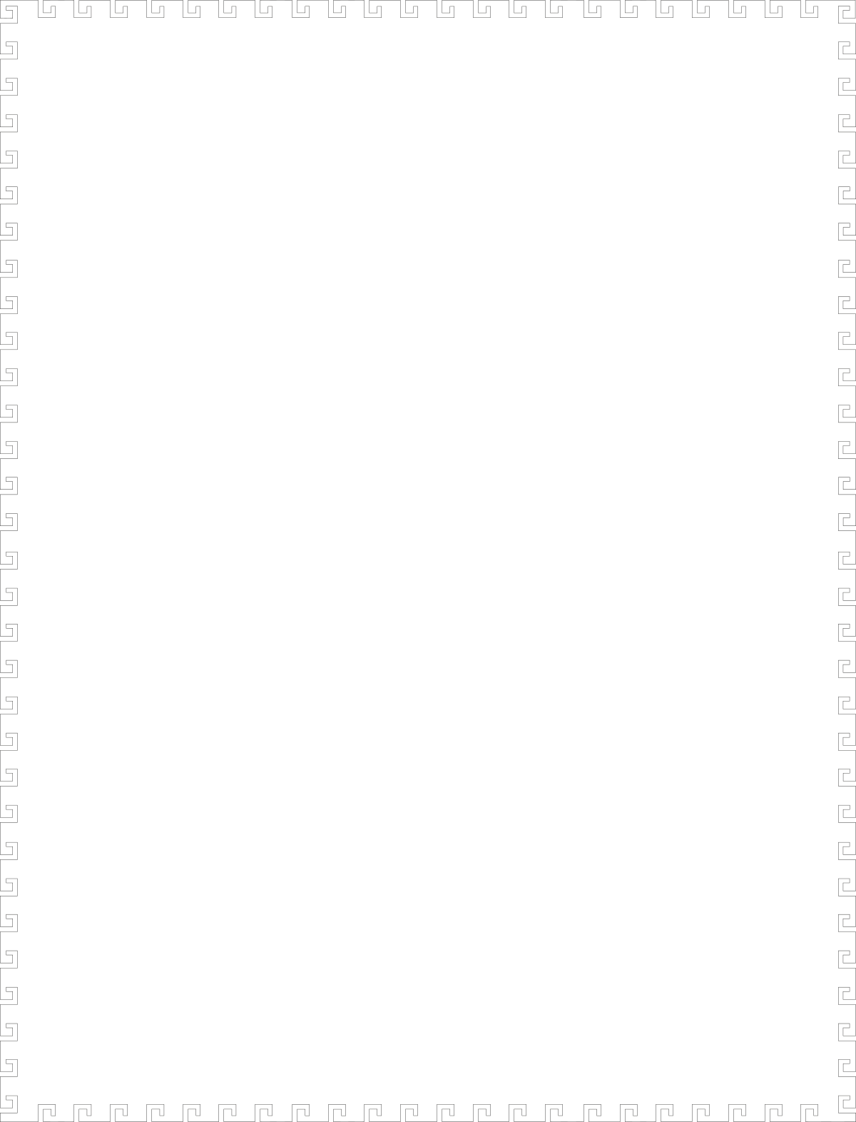 Greek Borders and Frames: Elegant Dotted Black Square Clipart