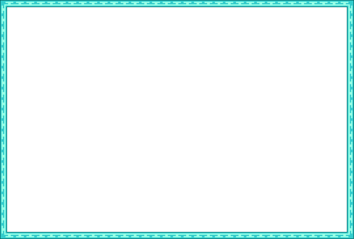 Blue Decorative Frame Clipart with Unique Pattern - Ideal for Creative Projects