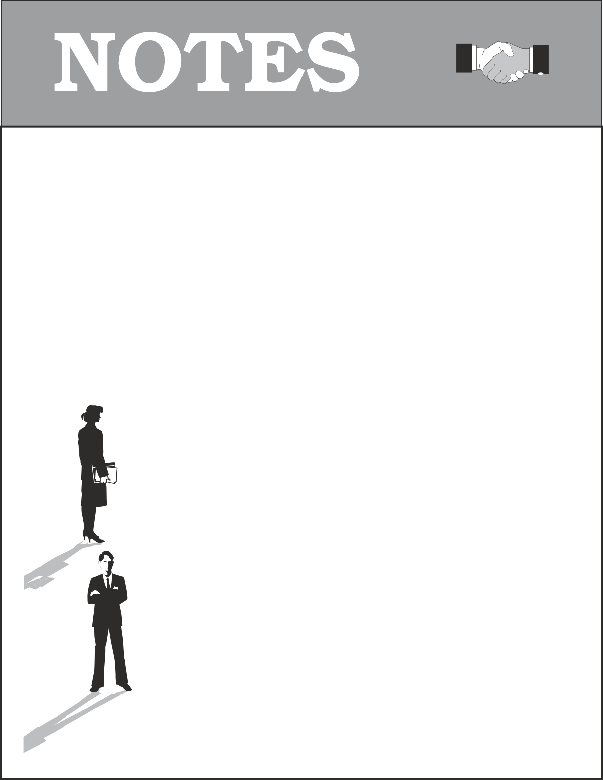 Business Handshake Clipart with Borders - Stylish SVG Graphics