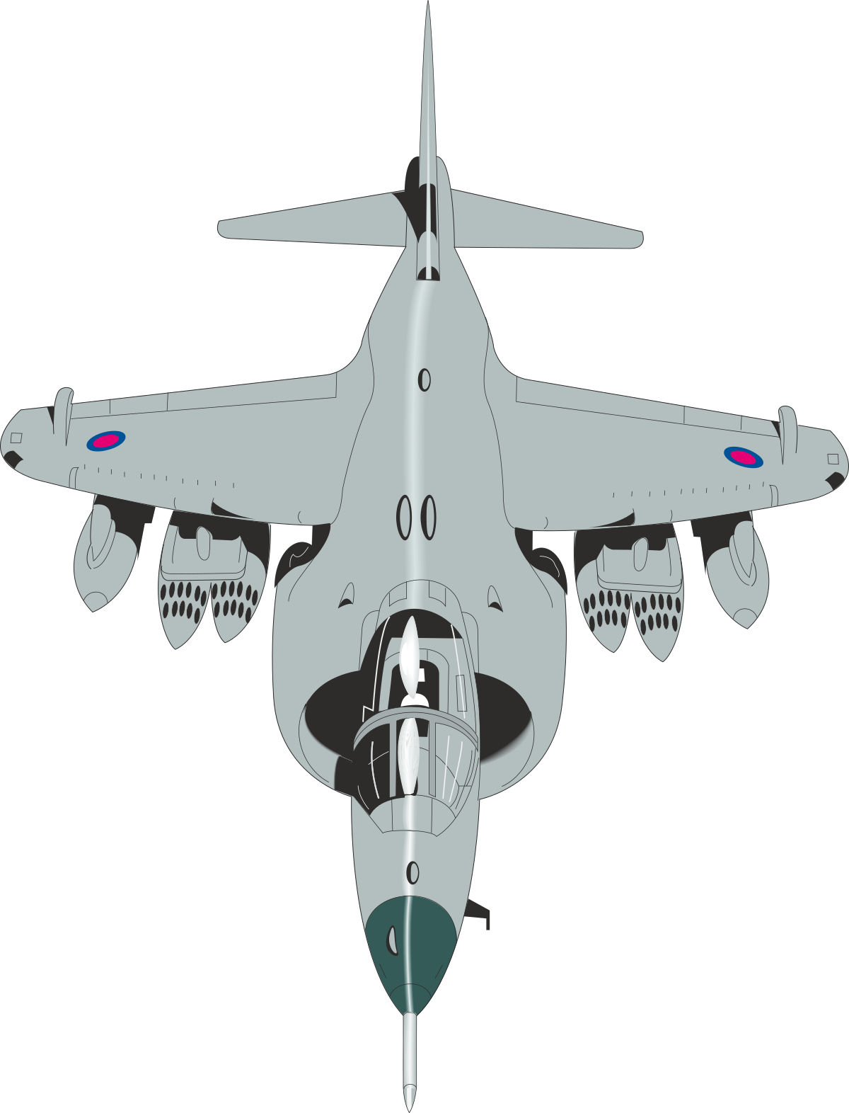 Fighter Jet Flying in the Sky: Dynamic Aircraft Clipart
