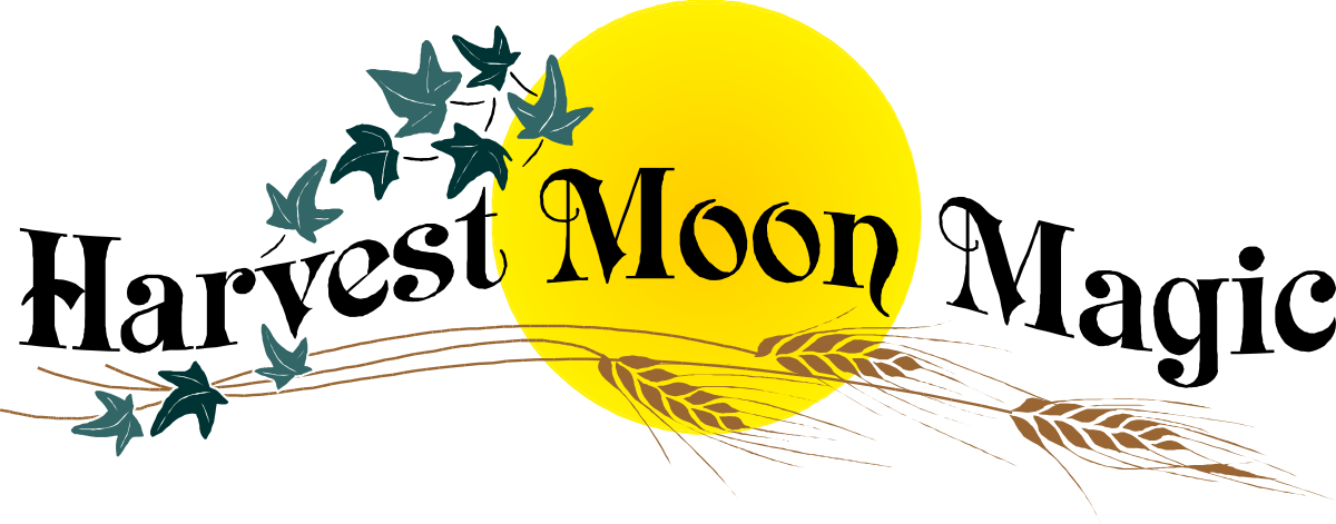 Yellow Moon with Branch and Leaves - Captivating Clipart