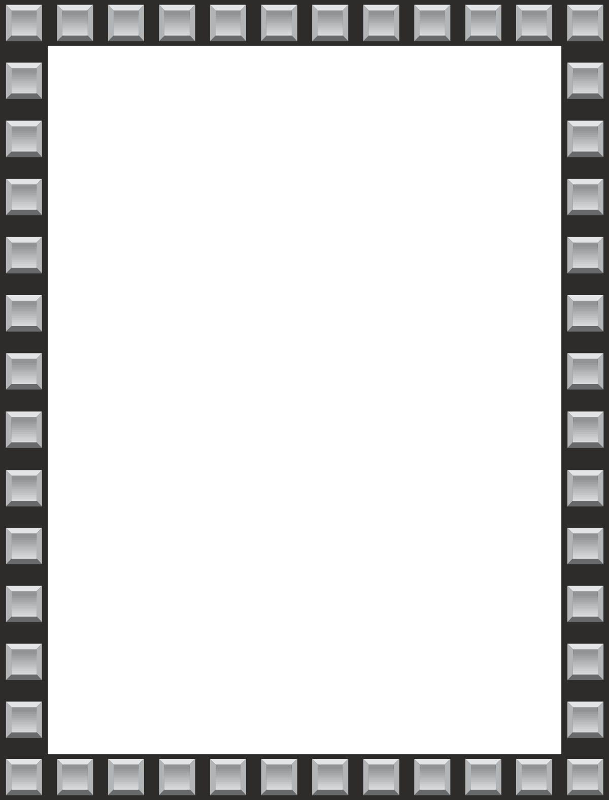 Borders and Frames: Heavy Film Strip Frame for Custom Text Clipart