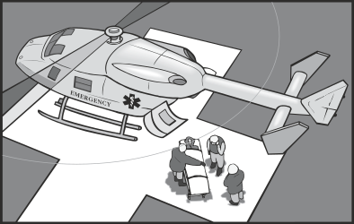 Helicopter Clipart: Man in Cockpit for Dynamic Visuals