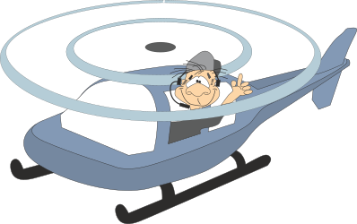 Flying Man in Suit: Dynamic Plane Clipart for Your Projects