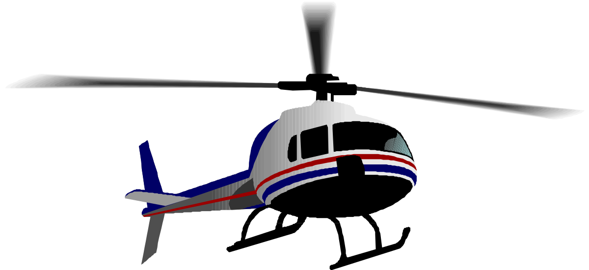 a helicopter with a blue and red stripe clip art png transparent Helicopter Clipart: Vibrant Blue and Red Striped Design