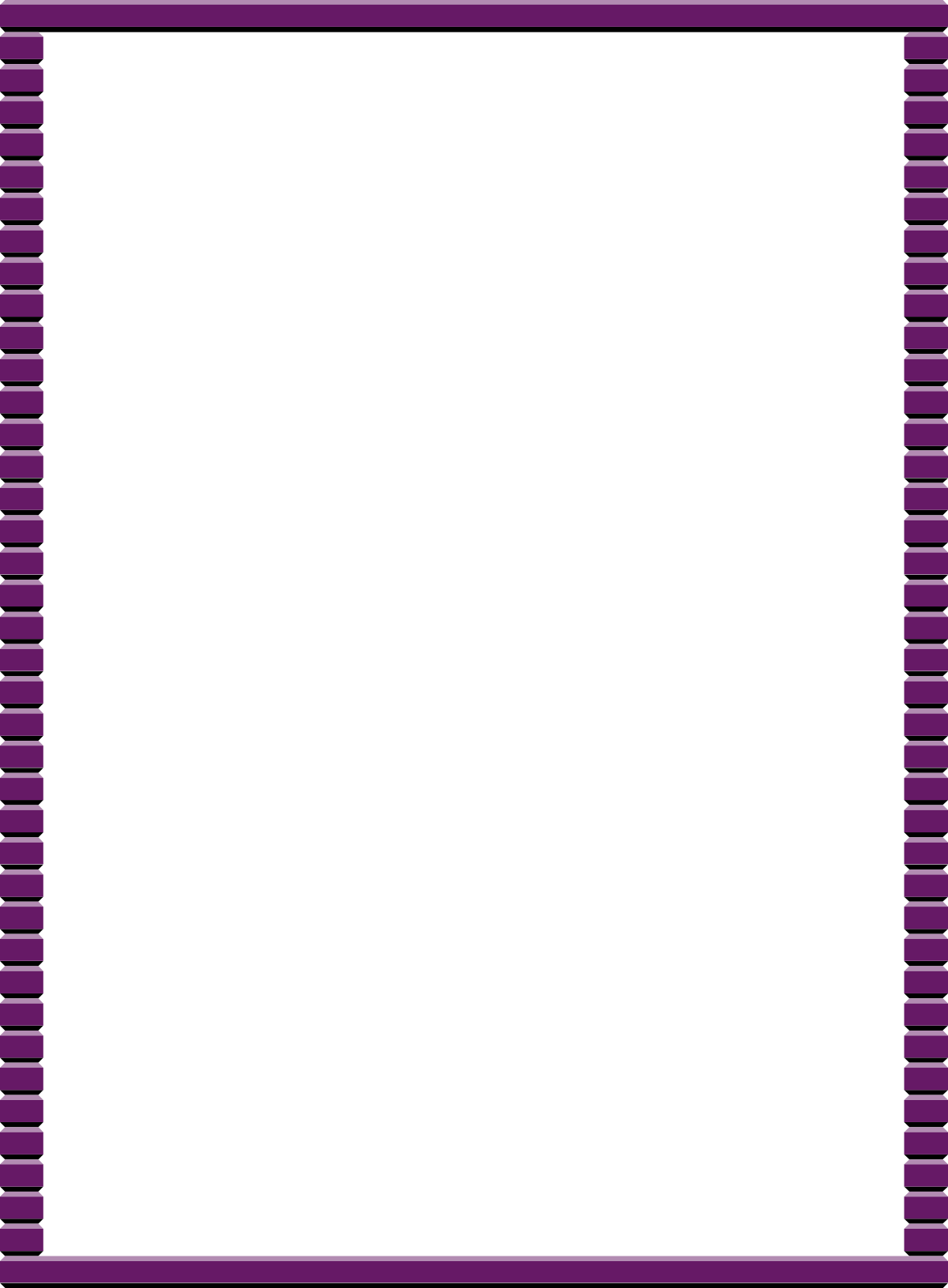 Purple Horizontal Lines Frame - Elegant Clipart for Creative Projects