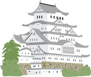 Castle Clipart with Tower and Trees - Enchanting Illustrations for Your Projects