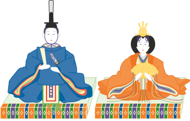 Two People Sitting on a Bed Clipart for Home and Lifestyle