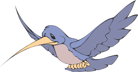 Stunning Bird with Wings Spread Out Clipart for Versatile Use