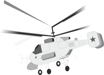 Helicopter Clipart: Propeller and Wheel Illustrations for Creative Projects