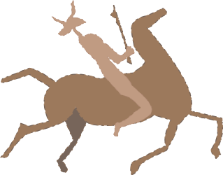 Horse and Rider Silhouette on Black Background - Stunning Clipart Collection