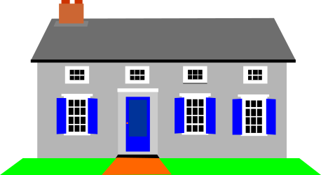 BUILDING,RESIDNL,HOUSE032 clipart