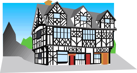 BUILDING,RESIDNL,HOUSE036 clipart