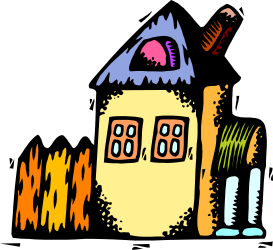Cartoon House on Fire - Vibrant Clipart for Creative Projects