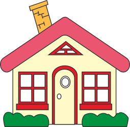 Charming House Clipart with Chimney for Your Creative Projects