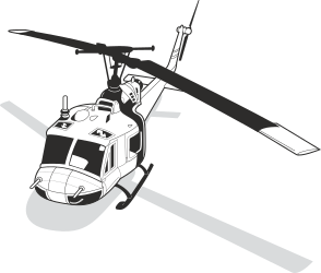 Helicopter Clipart with Pilot: High-Flying Adventure Scene