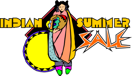 Indian Summer Sale Clipart - Vibrant Autumn Graphics